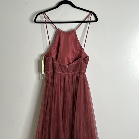 Jenny yoo collection dusty pink maxi dress size 4 - Picture 9 of 11